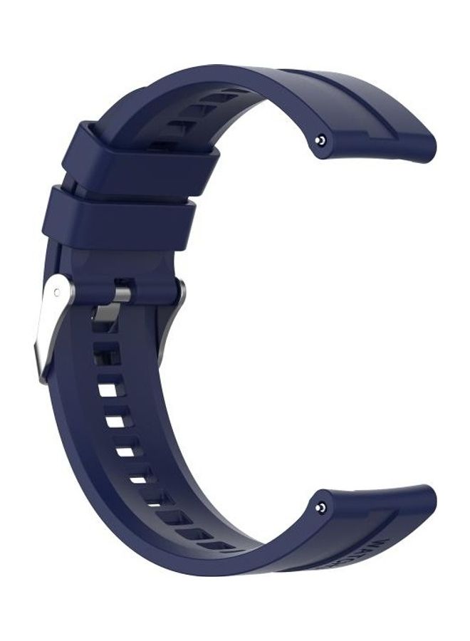 NIBEMINENT Silicone Replacement Strap Watchband For Huawei Watch 3 / Pro Blue - Image 3