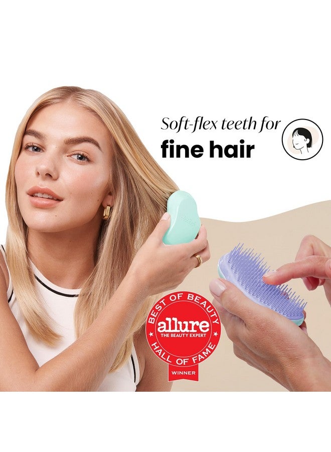 Tangle Teezer Original Detangler Brush, Dry & Wet Hair Brush for Color-Treated, Fine & Fragile Hair Types, Mint Violet - Image 3