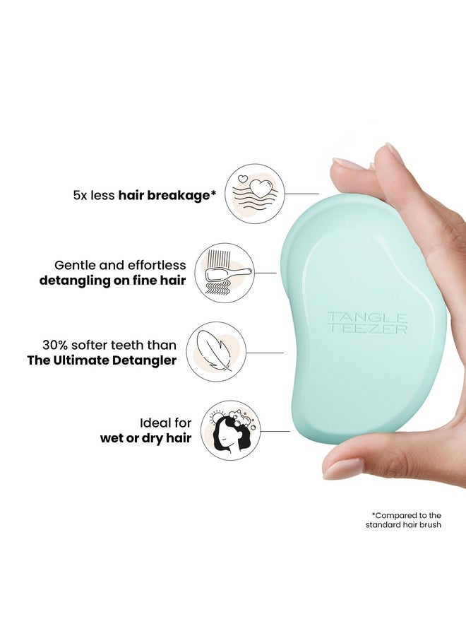 Tangle Teezer Original Detangler Brush, Dry & Wet Hair Brush for Color-Treated, Fine & Fragile Hair Types, Mint Violet - Image 4