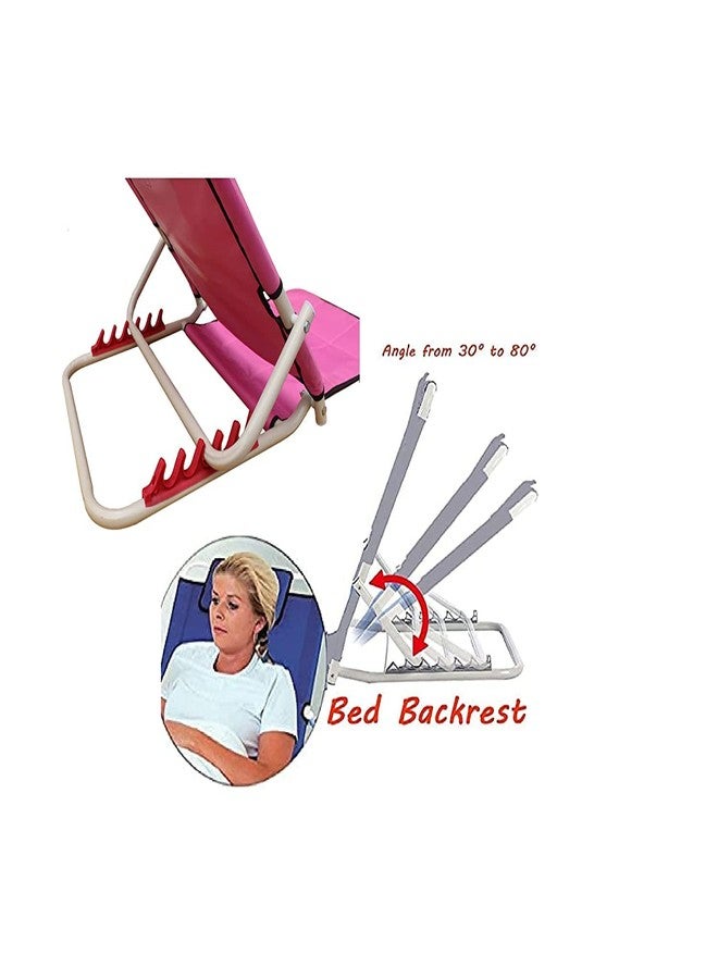 KDS SURGICAL مسند ظهر متعدد الوظائف قابل للتعديل من القماش من KDS SURGICAL للاستخدام بعد العمليات الجراحية على السرير أو الأرض (وردي) - Image 4