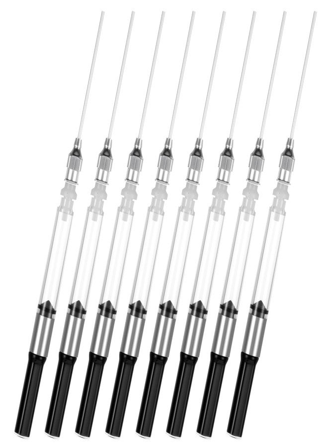 Psyqtsuary Fountain Pen Ink Syringe Filler, 8 Pcs Fountain Pen Syringe Push-Pull Converter with Removable Needle Tip 3.4mm Bore Diameter Fountain-Pens Push-Pull Converter for Refillable Fountain-Pens Inks - Image 1