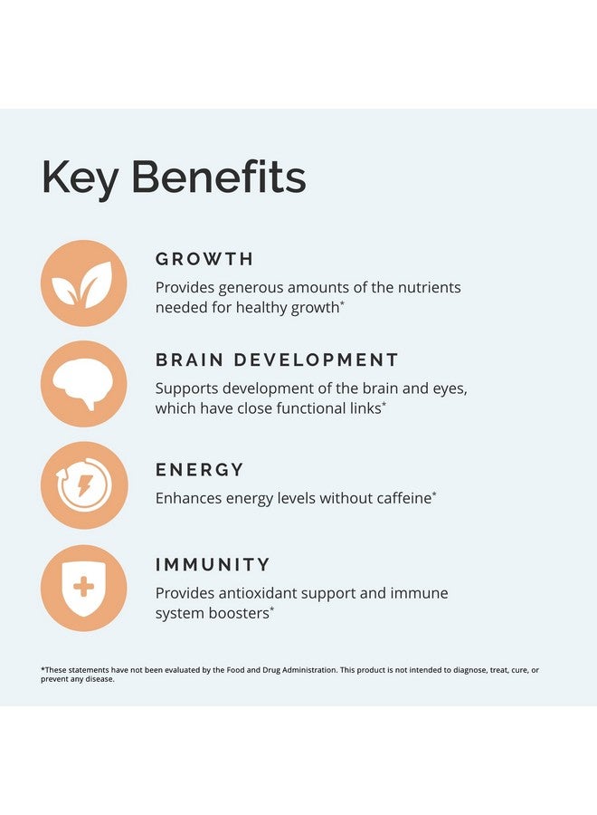 برينمد BRAINMD Dr Amen Kids' NeuroVite, Orange Flavor - 120 قرصًا مضغوطًا على شكل بطريق - مكمل متعدد الفيتامينات والمعادن - يعزز النمو والتطور الصحي - خالٍ من الجلوتين - 60 وجبة - Image 4