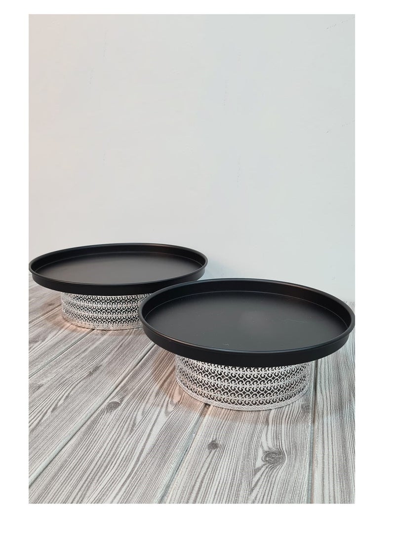 Generic - A stand set for sweets, cake, nuts and fruits with a sturdy base that adds a charming touch to the elegance of your home.., - Image 1