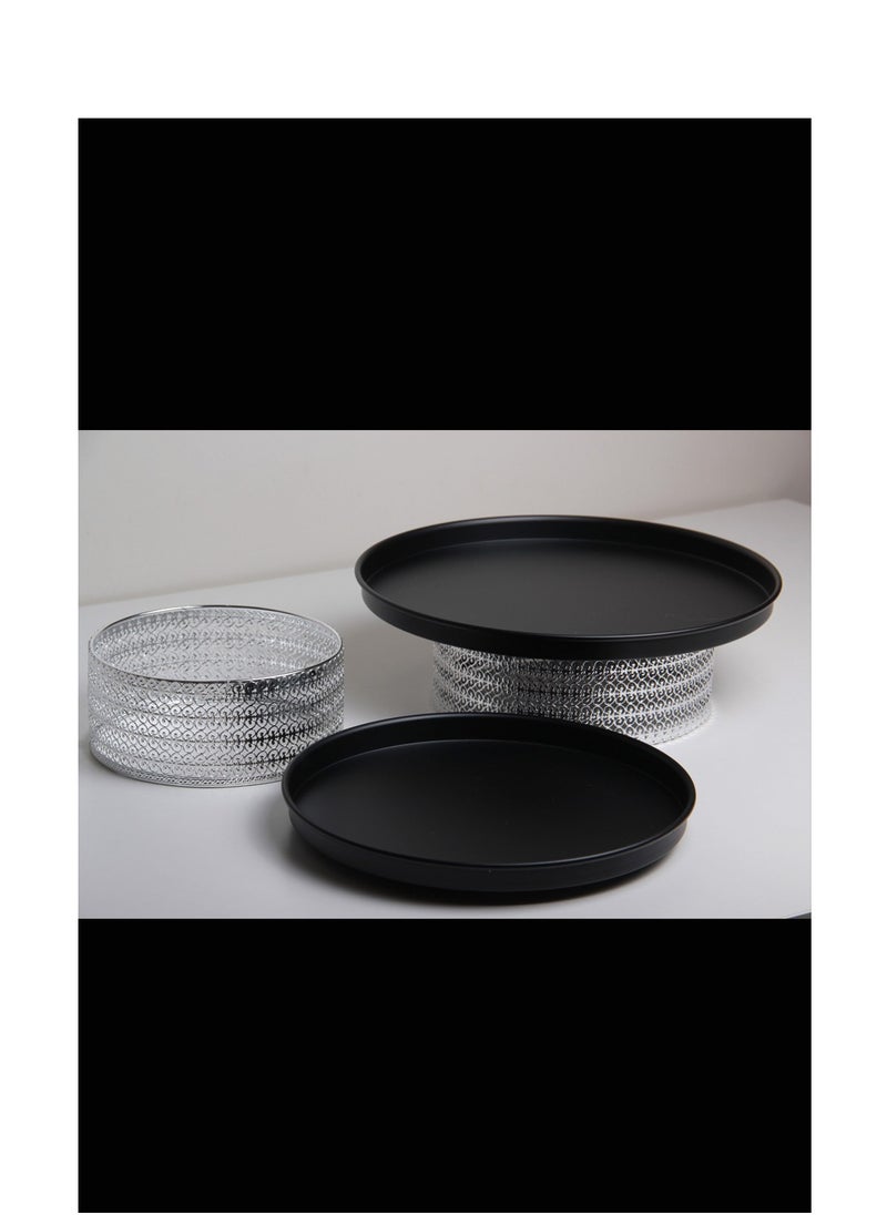 Generic - A stand set for sweets, cake, nuts and fruits with a sturdy base that adds a charming touch to the elegance of your home.., - Image 1