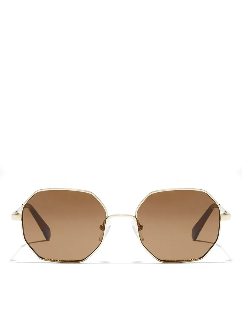Blackout BlackOut by eyewa Famous Unisex Sunglasses, Gold/Brown