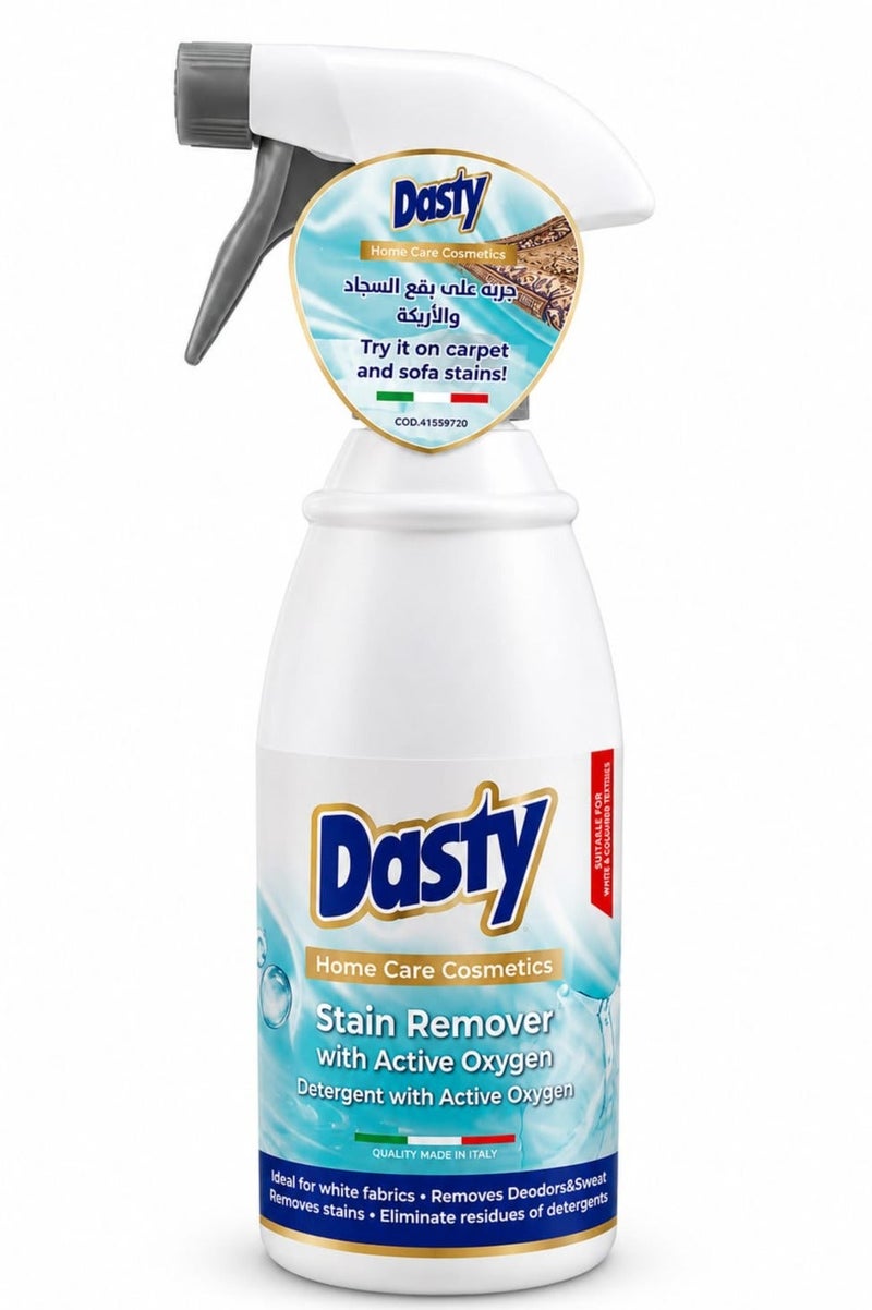 Dasty Professional Stain Remover Spray With Active Oxygen – Powerful Stain & Odor Removal – Made In Italy - Image 1