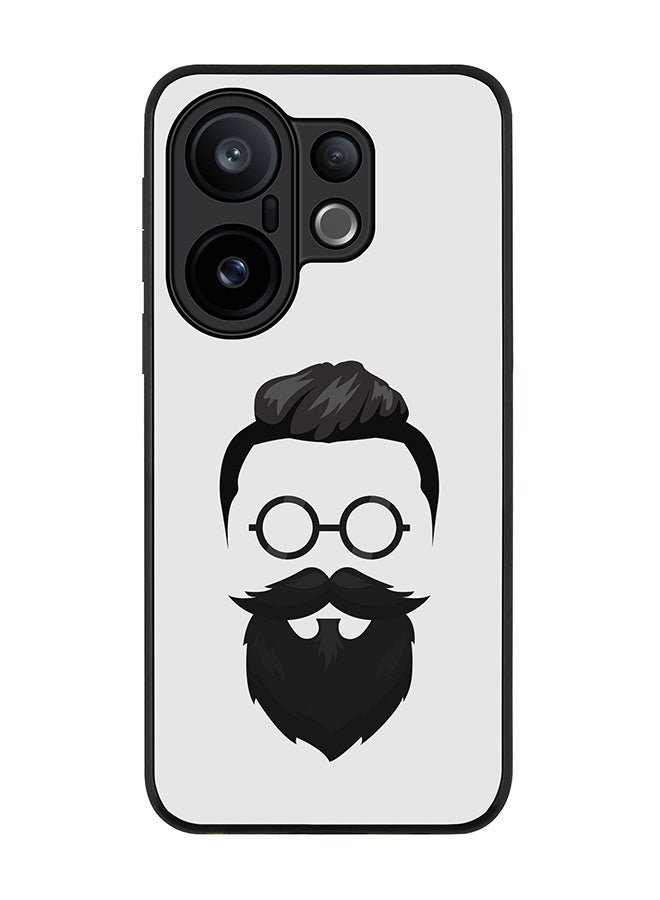 Stylizedd For vivo X200 FE / S30 Pro mini Case,Slim fit Camera Protection, Shockproof Thin Phone cover  - Beard Hipster