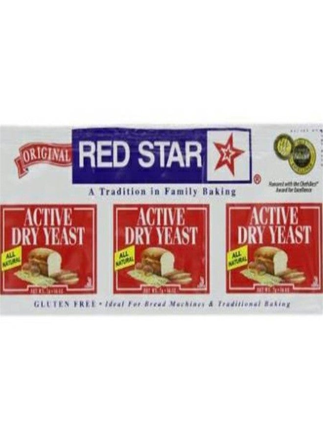 Red Star Yeast Active Dry Env 3pk