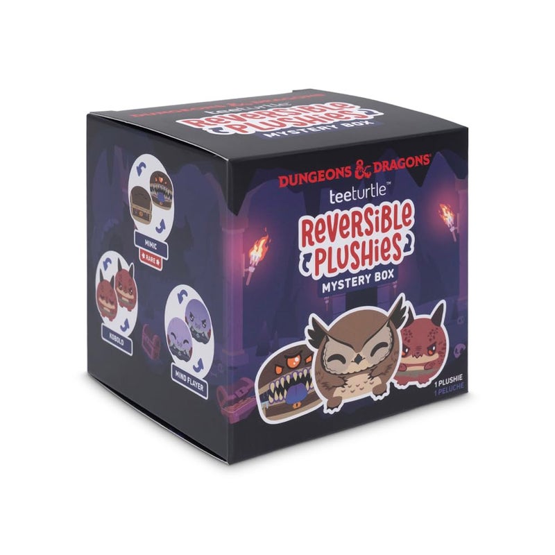 TeeTurtle Dungeons and Dragons Series Reversible Plushie Mystery Box 3Inch Mini TwoSided Blind Box Plush with Embroidered Details Cute Collectible Surprise Toy for Kids Teens and Adults - Image 2