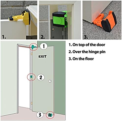 HTS WedgeIt  The Ultimate Door Stop  Black  TWO PACK - Image 2