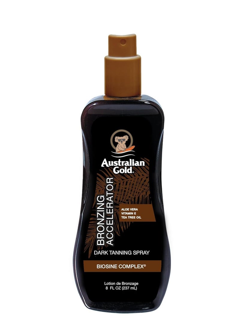 Australian Gold Australian Gold Dark Tanning Accelerator Spray Gel With Bronzer | 8 Fl Oz, Multicolor, AGCB175(Packaging May Vary)  - Image 1