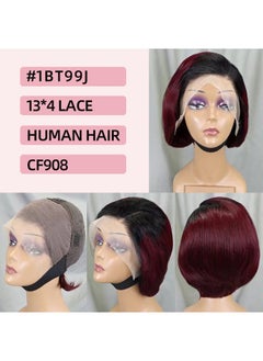 Arabest 13*4 Full Frontal Lace Human Hair Wig #1BT99J  13*4 
