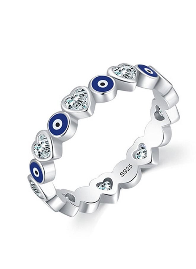 Loquat Heart shaped Zircon Ring Female 