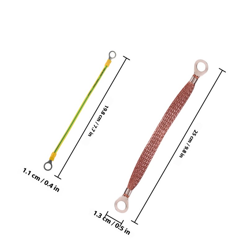 Grounding Strap Roll, Durable Braided Copper for Vehicle Electrical Systems, Universal Fit - Image 2