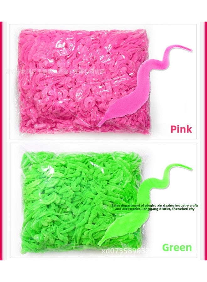 Spot Cat Accessories Magic Caterpillar/magic Worm/twisty Worm/magic Worm-Color:Green Elf (1000/bag) - Image 4