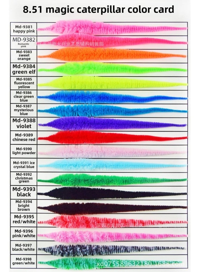 Spot Cat Accessories Magic Caterpillar/magic Worm/twisty Worm/magic Worm-Color:Green Elf (1000/bag) - Image 2