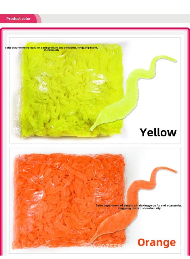 Spot Cat Accessories Magic Caterpillar/magic Worm/twisty Worm/magic Worm-Color:Green Elf (1000/bag) - Image 3