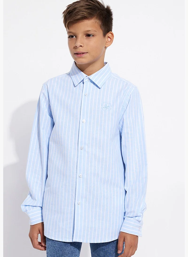 بيفرلي هيلز بولو كلوب Boys Long Sleeve Shirt