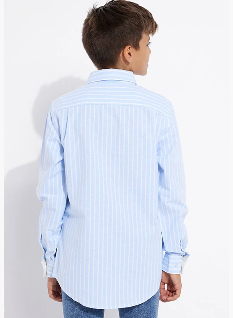 بيفرلي هيلز بولو كلوب Boys Long Sleeve Shirt