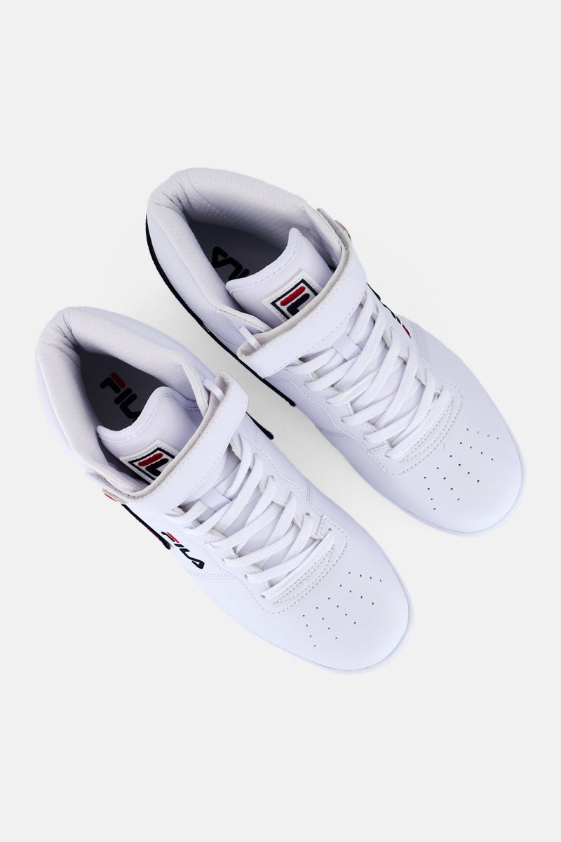 FILA Men Vulc 3 Outline Updown Lace Up Outdoor Shoes, White - Image 4