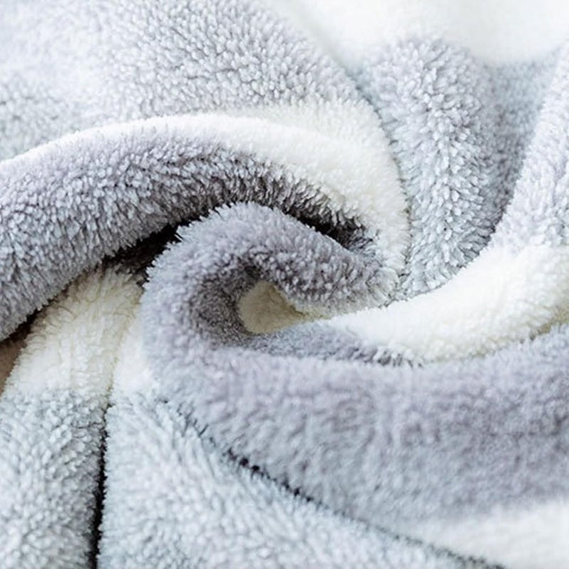 Corals Fleece Pet Bathrobe with Strong Absorption Fast Drying Soft Fabric Post Shower for Dog Cats After Bath Quick Drying Robe - Image 3