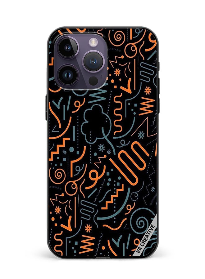 VR CREATIVE Protective Case Cover For Apple iPhone 15 Pro Pop Art Design Multicolour - Image 1