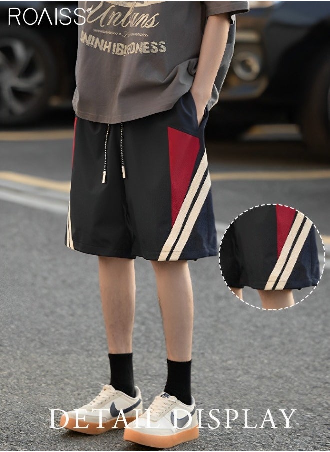 Training Shorts Contrast Block Sweatshorts Casual Shorts Streetwear Loose Short Pants Beach Shorts - pzsku/Z07B43A6B01A851DA5E03Z/45/_/1721457884/fba36878-f0bb-4da9-a4c0-f4376b2090ed