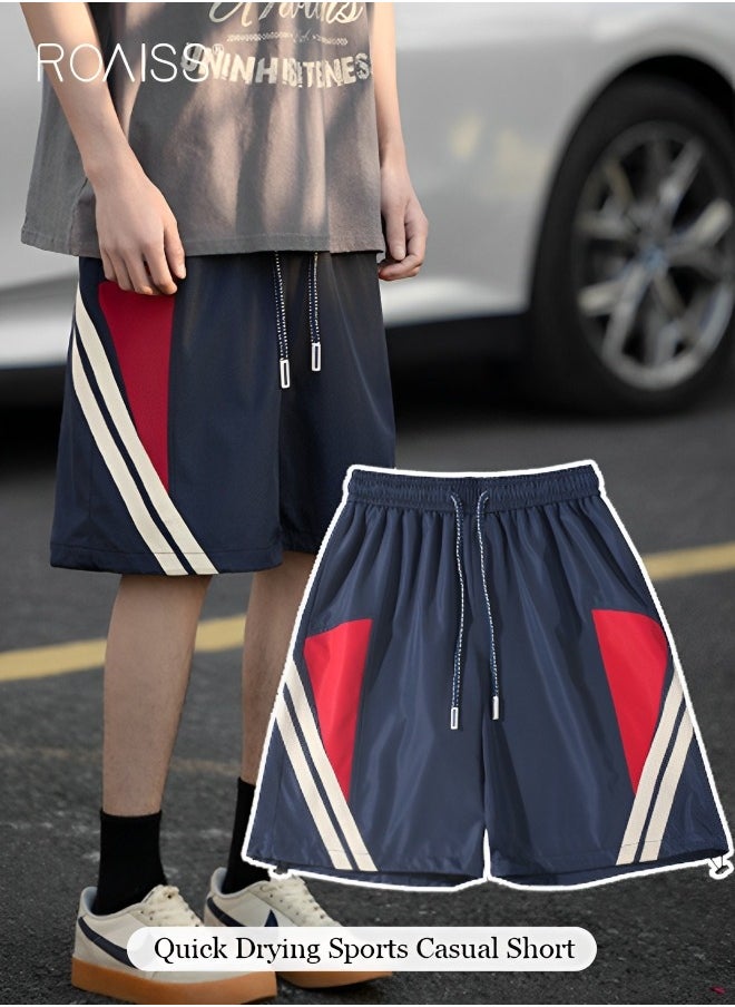 Training Shorts Contrast Block Sweatshorts Casual Shorts Streetwear Loose Short Pants Beach Shorts - pzsku/Z07B43A6B01A851DA5E03Z/45/_/1721458225/8078d5c5-4e73-4de2-96cd-b84827aad9f6