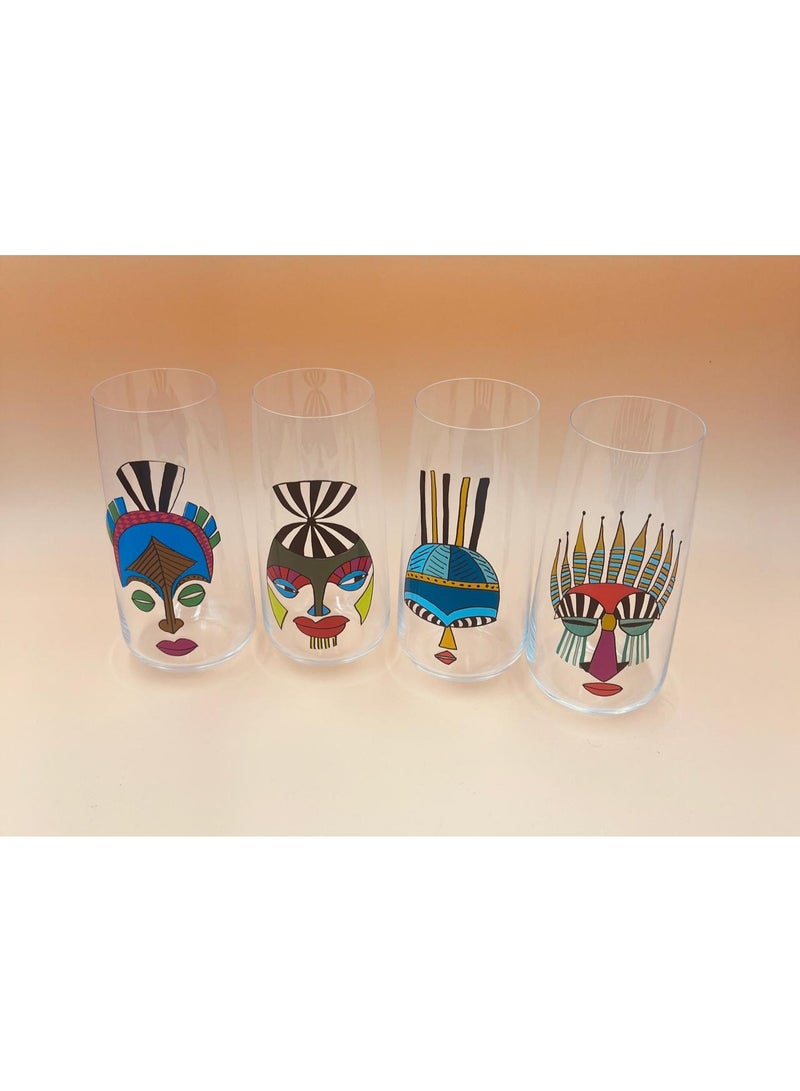 NUDE Set of 4 High Ball Glasses - Image 1