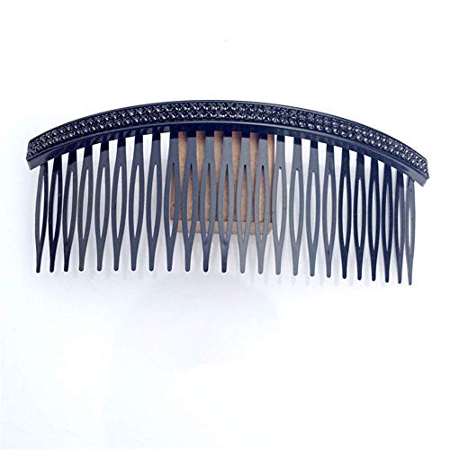 Ruihfas Fashion Women 24 Teeth Hair Comb Pin Clip Double Rows Rhinestone Hair Side Combs 4.72" Length, 5-count - Image 4