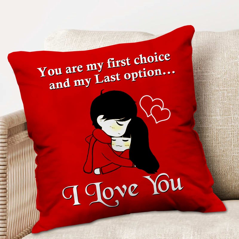 ME  YOU ME & YOU Romantic Gift for Wife, Husband, Girlfriend, Boyfriend, Printed Cushion On Birthday Gift, Valentine's Gift, Love Gift for Someone Special (Fiber - 12 * 12 Inch), Multicolored - Image 5