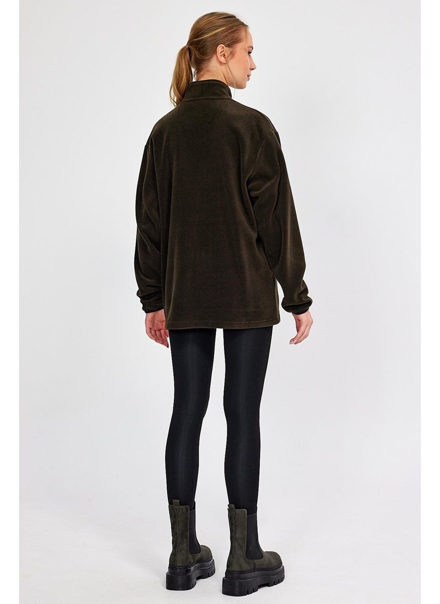 Alexander Gardi Alexandergardı Zippered Oversize Fleece (E21-81101)  - Image 5