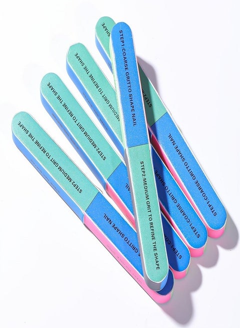 Nail Buffer 4 Surfaces Colored
