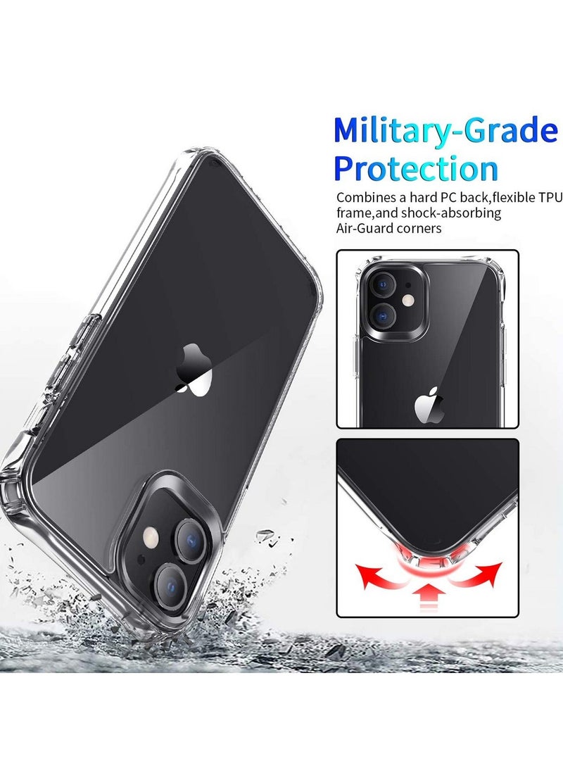 Bills Clear TPU Protective Case for iPhone 12 - Slim Transparent Shockproof Cover with Reinforced Corners - Image 3