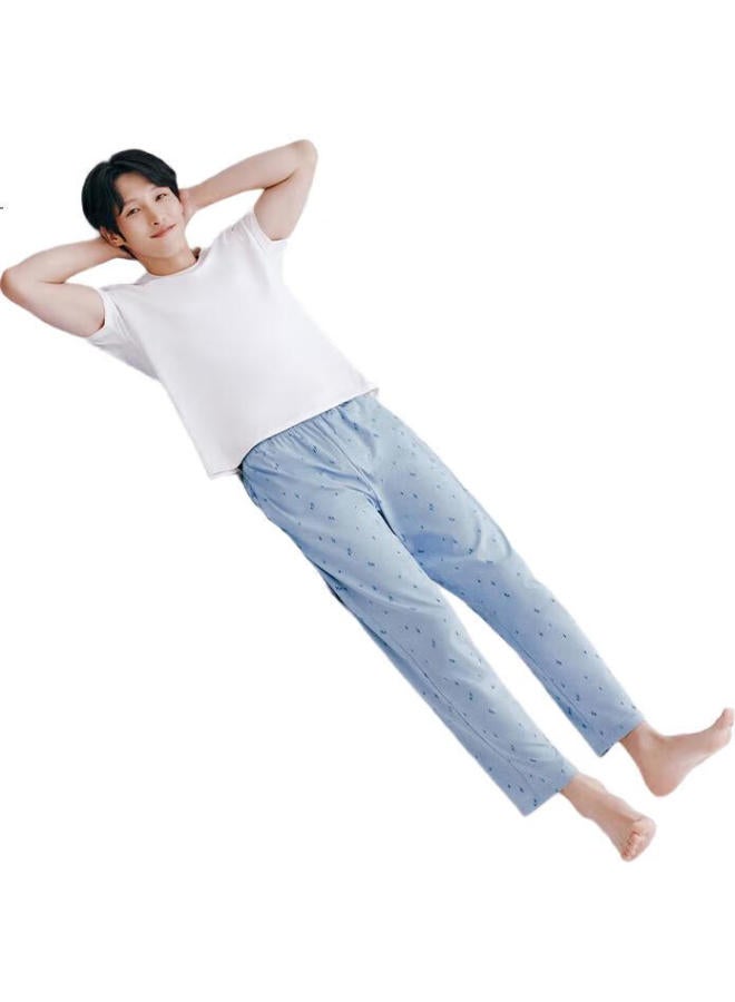 THREEGUN Men'S Cotton Plaid Comfortable Thin Casual Home Pants - Image 2