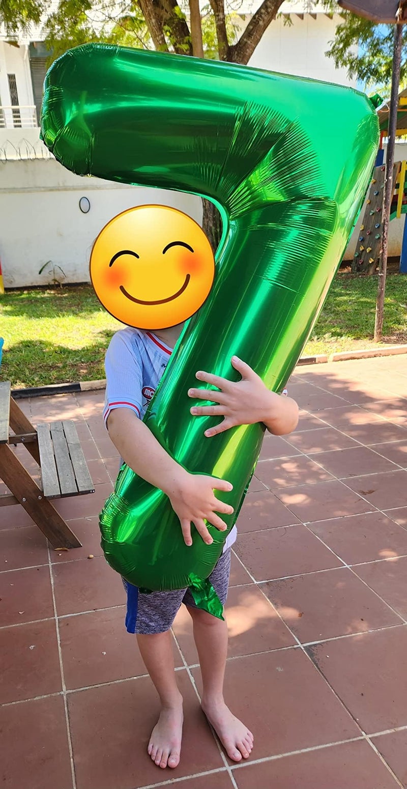 Mluchee Balloon Numbers 40 Inch 5 Ballon for 5th Birthday Decorations, 15 25 35 50 Big Dark Green Number Balloons for Wedding Photo Shoot Party Decor - Image 5