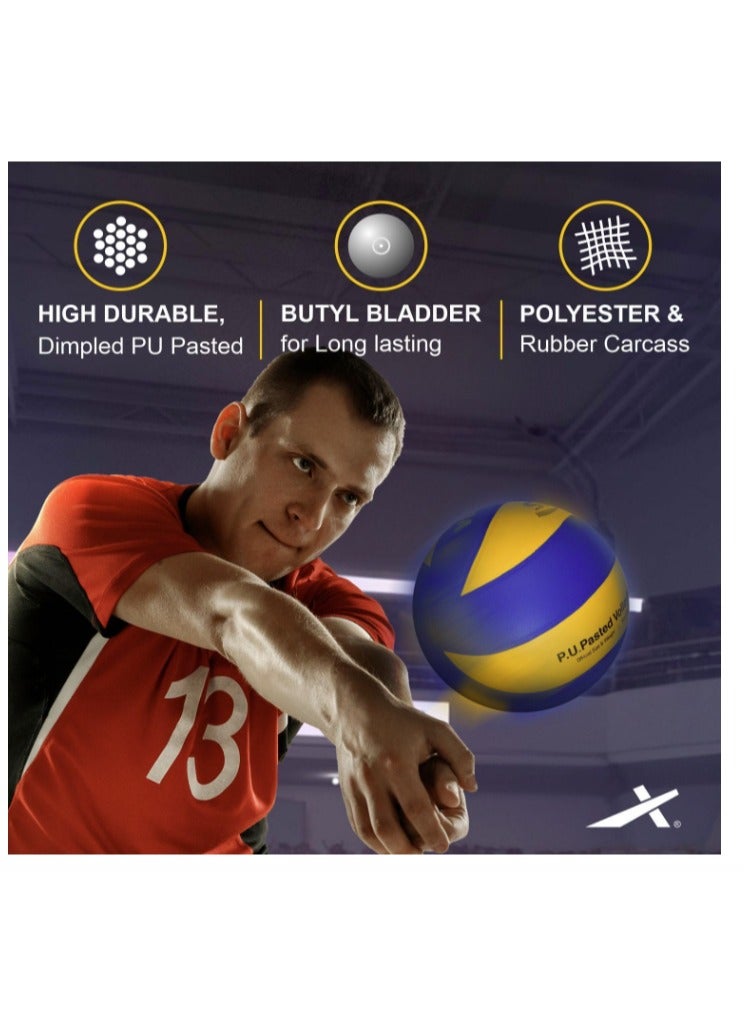 فيكتور كرة طائرة، مقاس رسمي 5 احترافي، كرة طائرة مقاومة للماء عالية الجودة للاستخدام الداخلي والخارجي، للمسابقات، والألعاب، واللعب الترفيهي، والتدريب، وكرة الطائرة الشاطئية، لعشاق الكرة الطائرة - Image 3