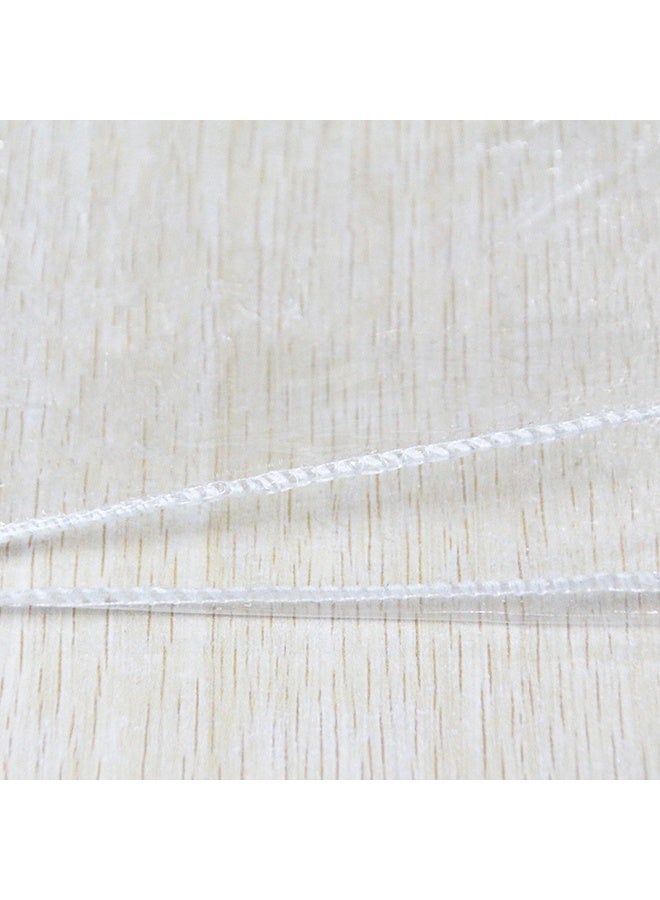 زيمي غطاء طاولة بلاستيكي شفاف شديد التحمل ذو حواف مخيطة، مقاوم للماء والزيوت والبقع، دائري (قطر 60 بوصة، 152 سم) - Image 4