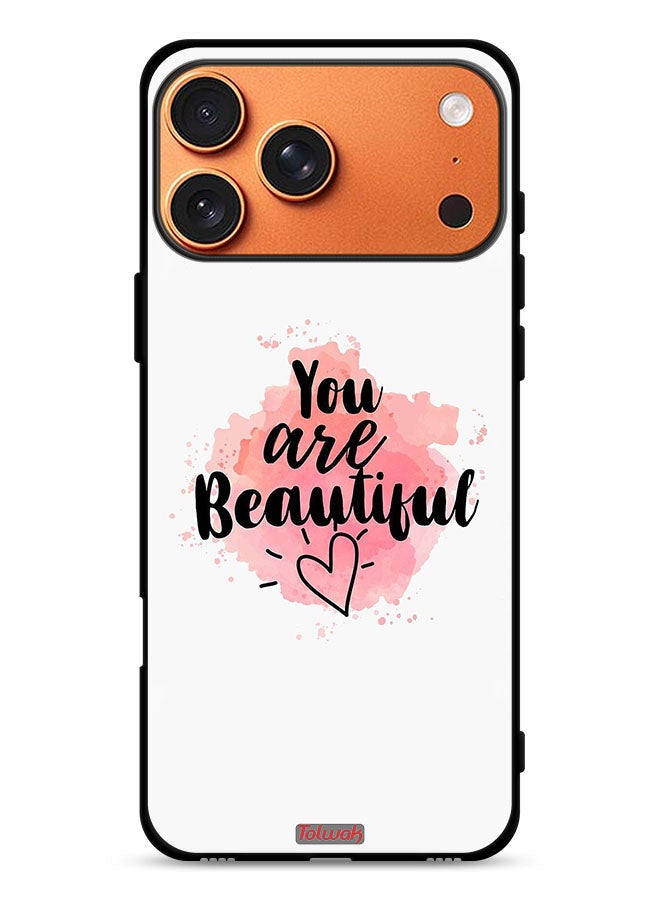 Tolwak Apple iPhone 17 Pro Max Protective Case Cover You Are Beautiful - Image 1