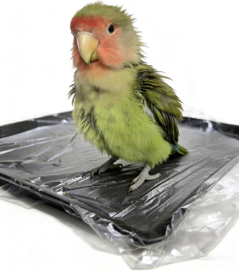 PRFOKEY Disposable Bird Cage Liner Bags 100-Pack - 23"x19" Oversized Plastic Tray Covers | Loose Wrap Design for Easy Install | Fits Most Small to Large Cages | Leakproof & Tear-Resistant - Image 1