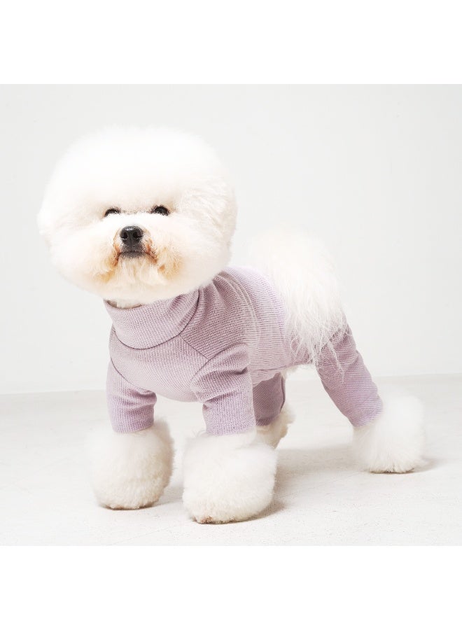 CLAWSET YELLOW FILLY DOG CAT JUMPSUIT DOG CLOTHES CAT CLOTHES PET COMFORTABLE CLOTHES PET APPAREL PET CLOTHES - YELLOW COLOR - Image 5