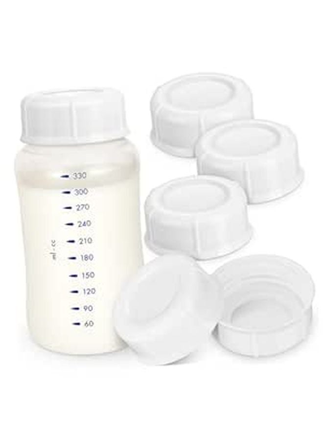 6pcs Leakproof Replacement Sealing Lids For Milk Water Bottle Feeding - Image 1
