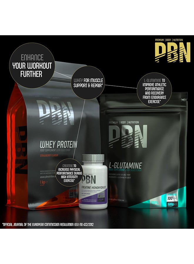 Premium Body Nutrition Whey Protein 1kg Strawberry Pouch - Image 3
