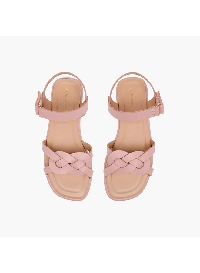 فلورا بيلا من شو إكسبرس صنادل بناتي بشريط وحلقة إغلاق بخطاف وحلقة