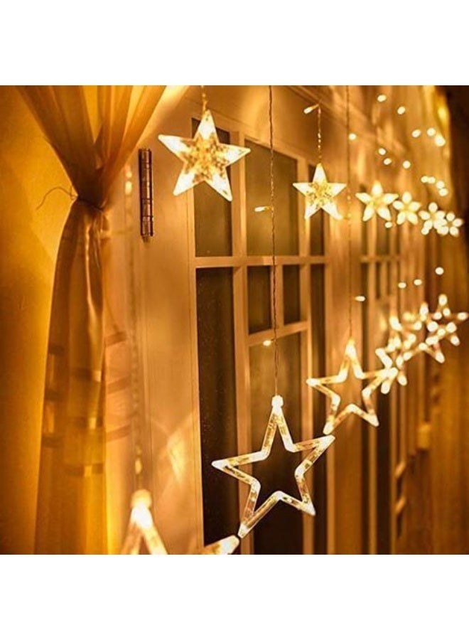 ستارة ليد مضيئة بتصميم ساحر – للنافذة والديكور الرمضاني بطول 2.5 متر - Image 1