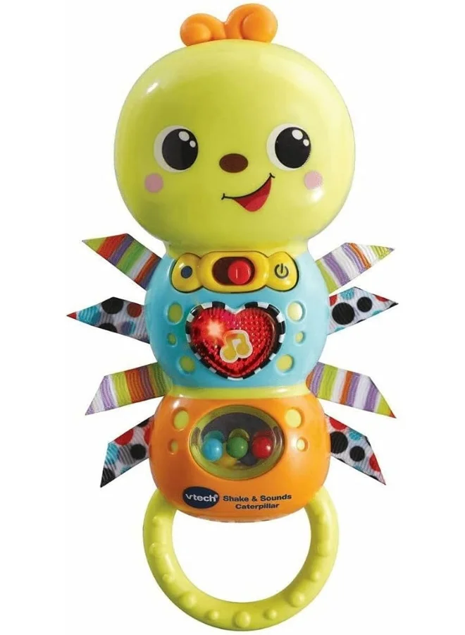 vtech Shake & Sounds Caterpillar For 3-18 Months - Vt80-527803 19.1X17.5X5.8Cm