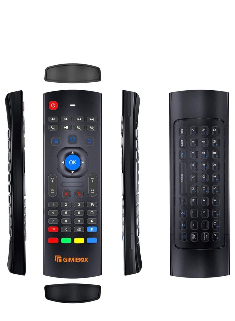 NEW GiMiBOX MX3 Pro Air Mouse Wireless Keyboard – 2.4G Smart TV Remote with Motion Sensing for Android TV Box, Game Controller, PC & Smart TV - Image 4