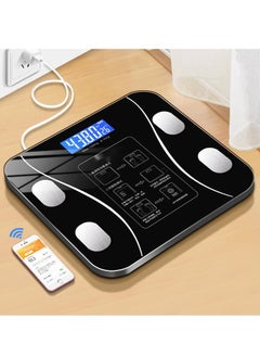 Body Digital Fat Scale, Usb Link Weight Scale, Body Composition Monitor, Health Analyzer, With Smartphone Application For Measuring Weight, Fat, Water, Etc.