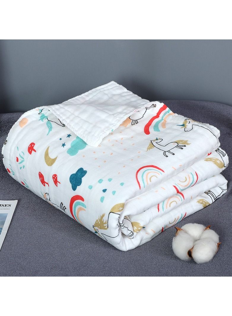 Pure Cotton Cartoon Printed Bath Towels
