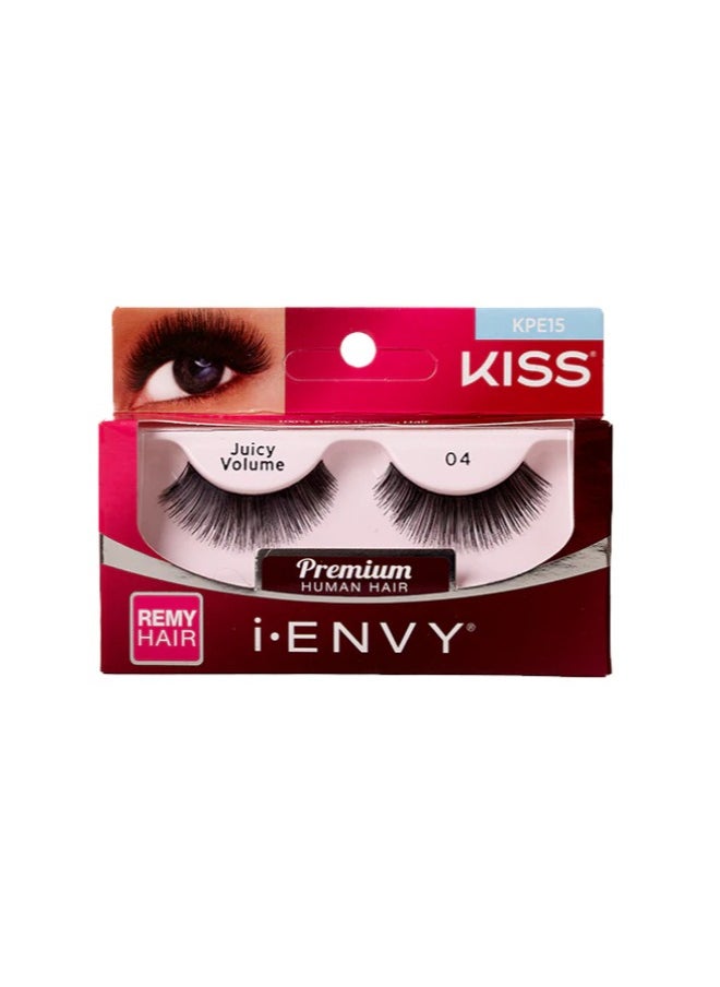 KISS Juicy Volume Premium Human Hair 04 KPE15 